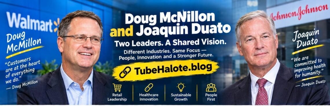 Doug McMillon and Joaquin Duato