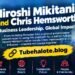Hiroshi Mikitani and Chris Hemsworth