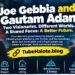 Joe Gebbia and Gautam Adani